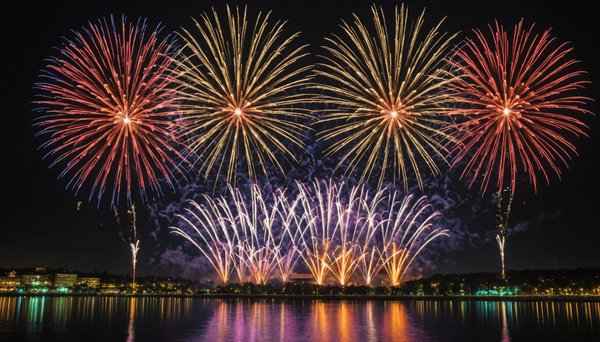 Un spectacle pyrotechnique captivant alliant rythme et magie